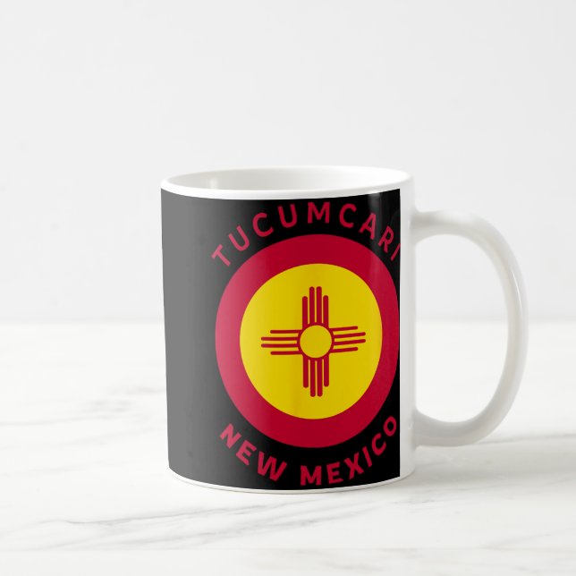 Mug Tucari New Mexico Nm Flag Zia Souvenir  (Droite)