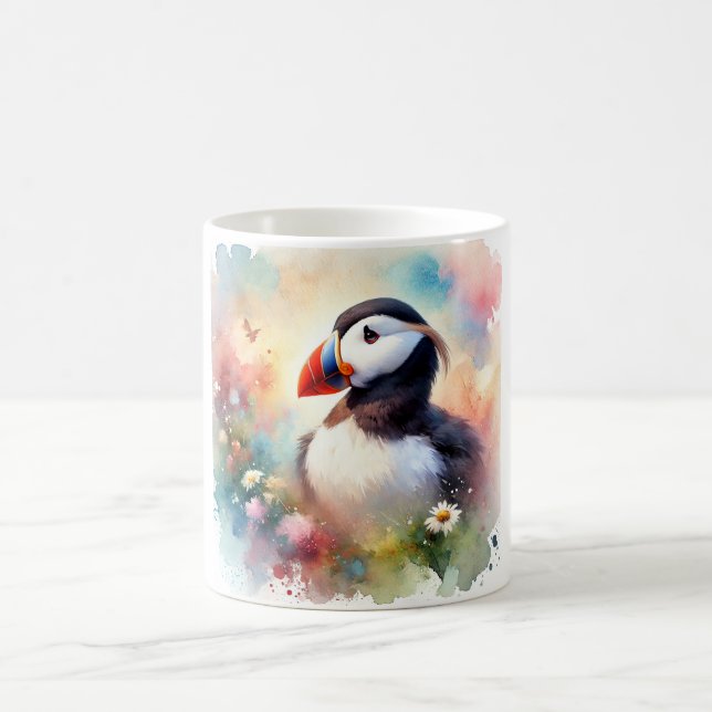 Mug Tufted Puffin 190724AREF125 - Watercolor (Centre)
