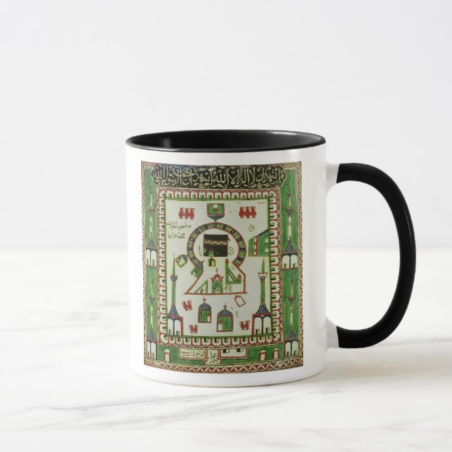 Mug Tuile avec une représentation de Mecque (Droite)