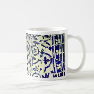 Mug Tuiles de mosaïque de Guell du parc de Gaudi