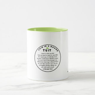 Mug TUIT RONDE Deux tons
