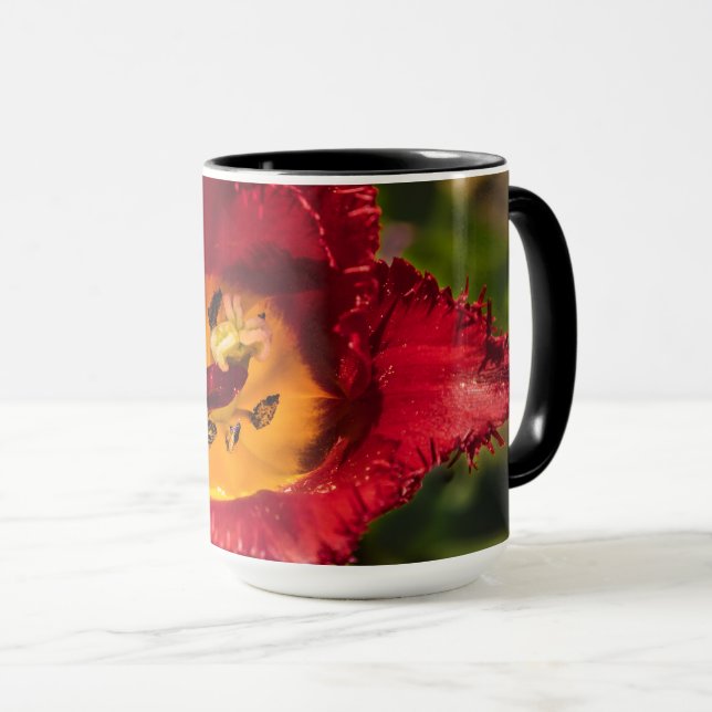 Mug Tuliforme rouge (Devant droit)