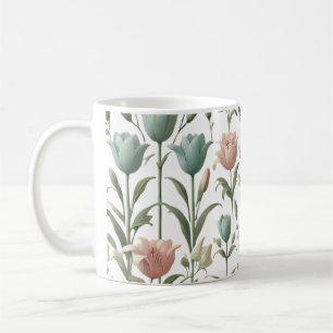 Mug Tulipe et motif floral Lily doux