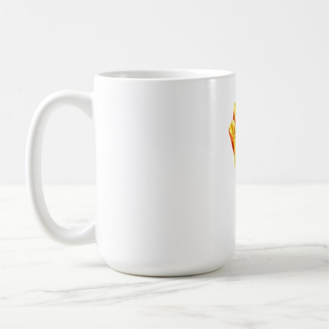 Mug Tulipe jaune et rouge (Gauche)
