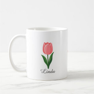 Mug Tulipe rose moderne