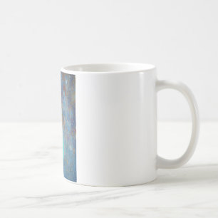 Mug Tulipe rouge sur ardoise gris bleu
