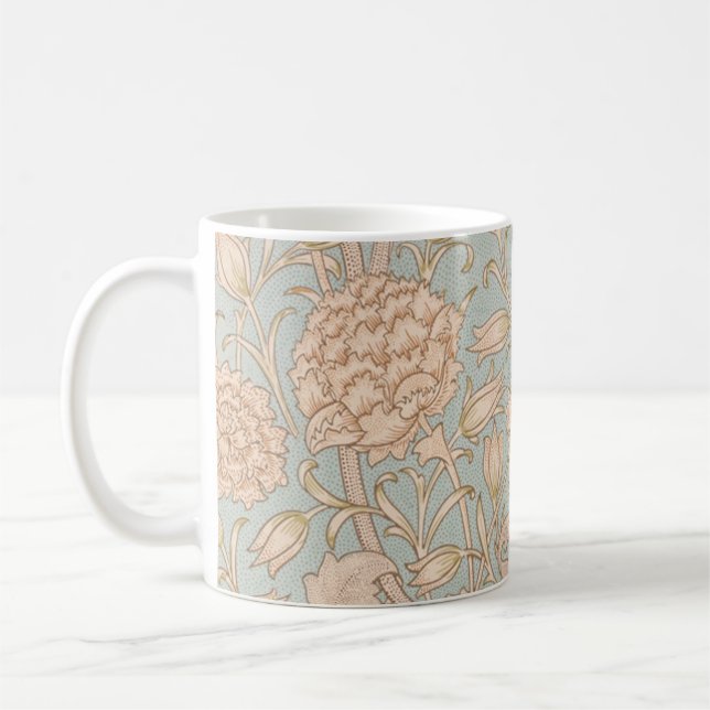 Mug Tulipe sauvage florale de William Morris design fl (Gauche)
