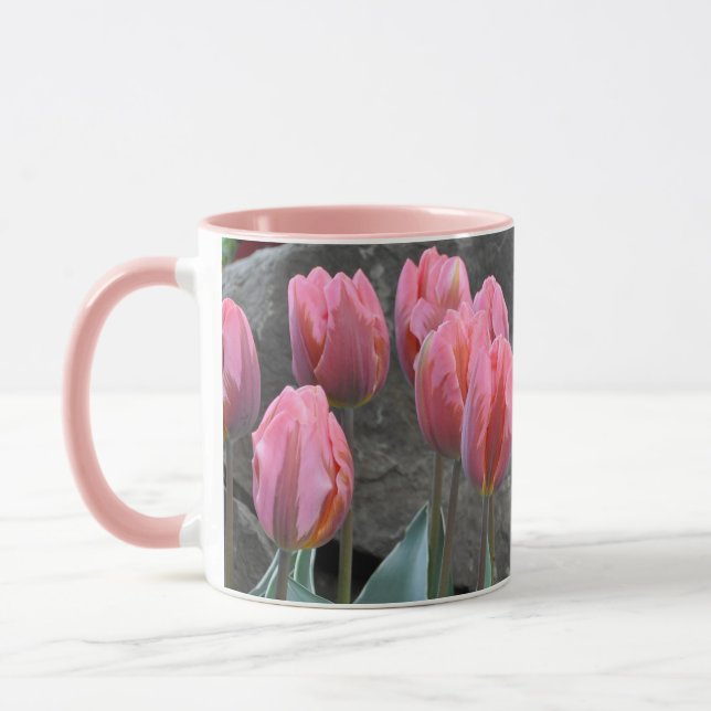 Mug Tulipes à ressort rose (Gauche)