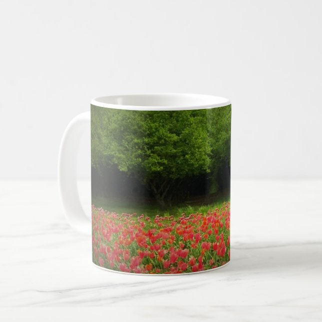 Mug Tulipes & Arbres (Devant gauche)