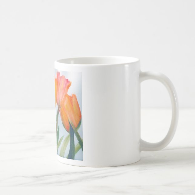 Mug Tulipes d'agrumes orange (Droite)