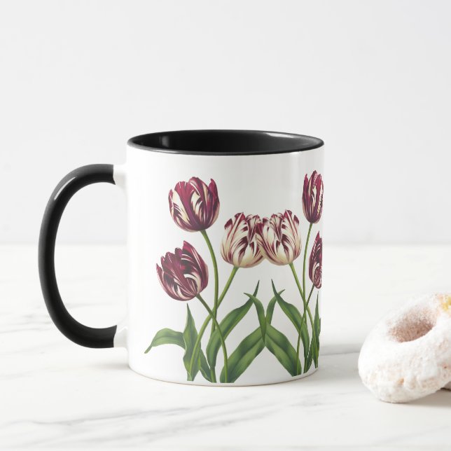 Mug Tulipes de Maron (Avec donut)