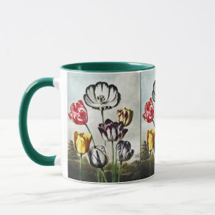 Mug Tulipes multicolores de style Régence lunatique