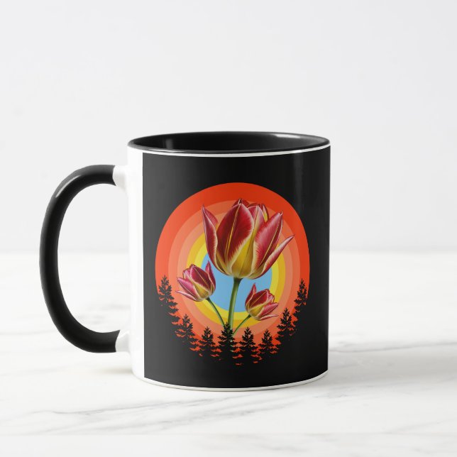 Mug tulipes nature botanique plante  (Gauche)