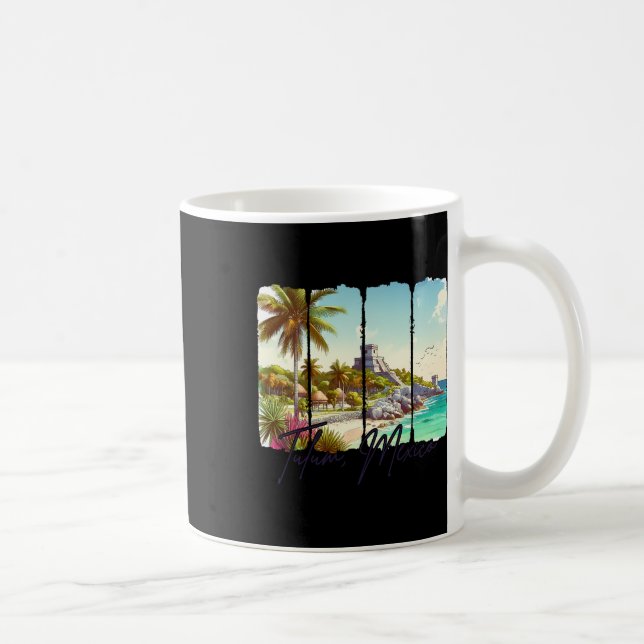Mug Tulum Mexique Voyage Rencontre Moi À Tulum Souveni (Droite)