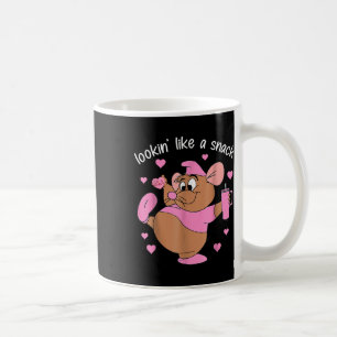 Mug Tumbler Rose Cœur De Souris Ressemblant à Un Snack