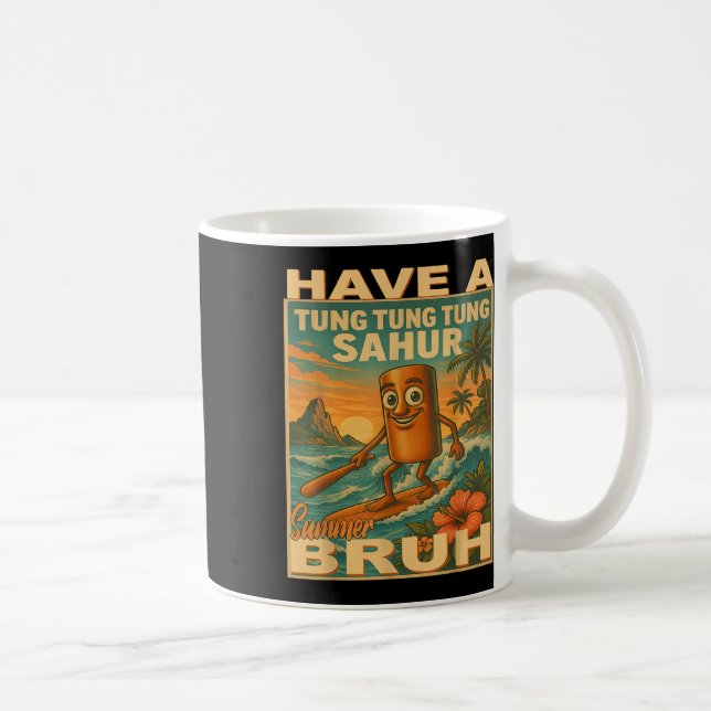 Mug Tung Tung Tung Sahur Brainrot Enseignant Dernier J (Droite)
