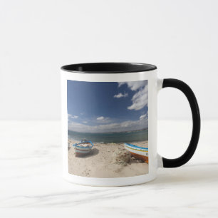 Mug Tunisie, Cap Bon, Hammamet, bateaux de pêche sur