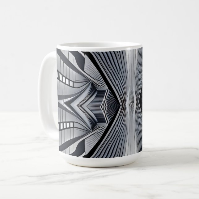 Mug Tunnel de côtes futuriste   (Devant gauche)