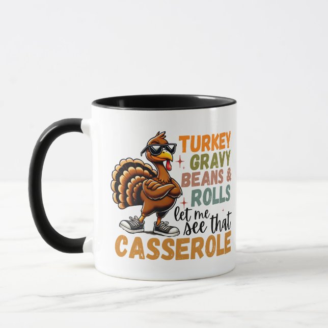 Mug Turc Fèves Graves Et Rouleaux Casserole Drôle (Gauche)