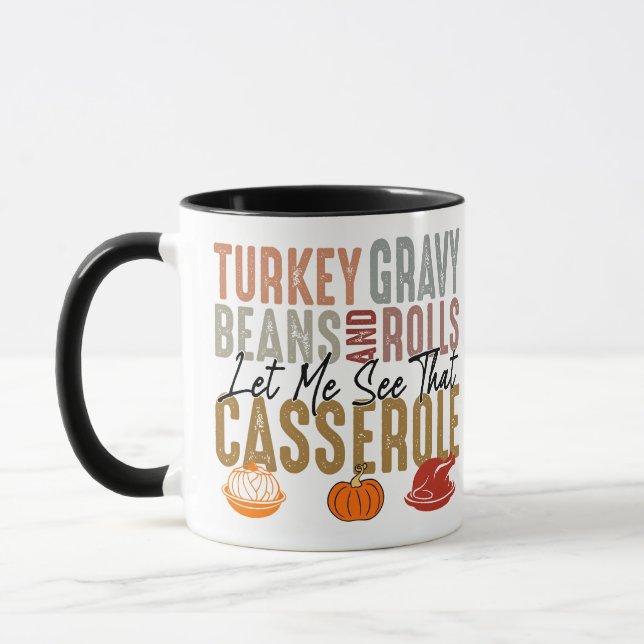 Mug Turc Fèves Graves Et Rouleaux Casserole Drôle (Gauche)
