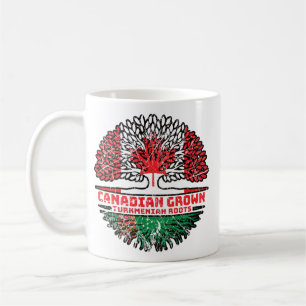Mug Turkménistan Turkménistan Canadian Canada Tree Roo