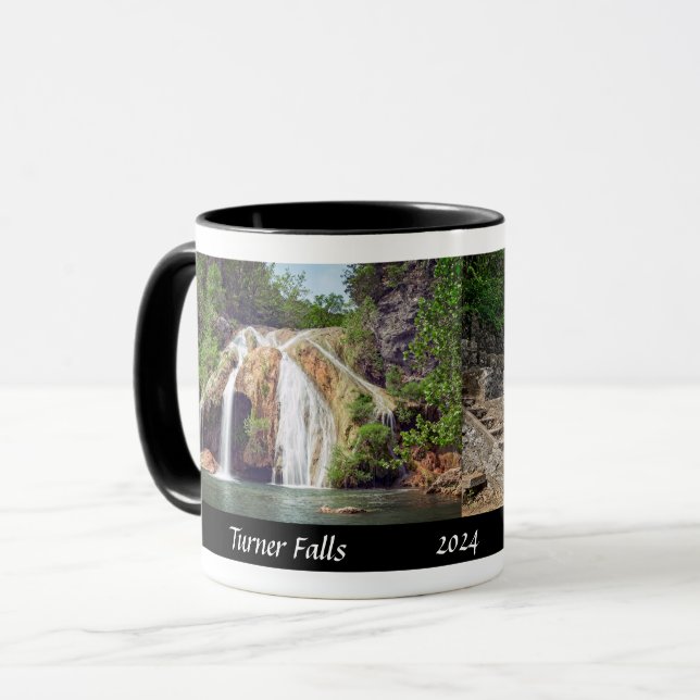 Mug Turner Falls & Collings Castle Oklahoma - Concepte (Devant gauche)