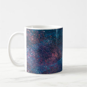 Mug Turqouise Galaxy Paint Sparkings
