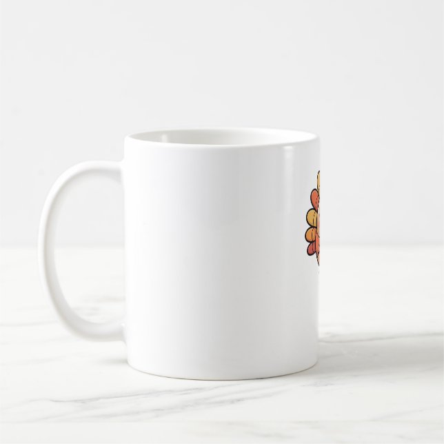 Mug turquie d'action de grâces kawaii T-shirt classiqu (Gauche)