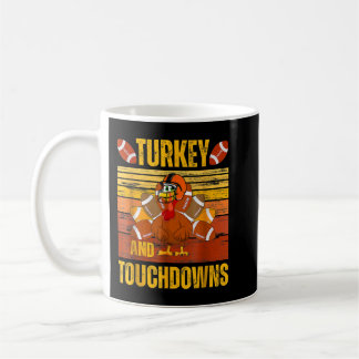 Mug Turquie Et Touchdowns Football Thanksgiving Hommes