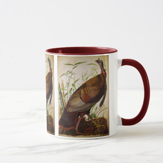 Mug Turquie sauvage, John James Audubon (Droite)
