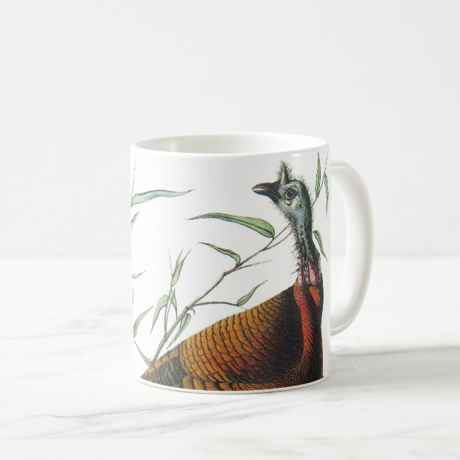 Mug Turquie sauvage par Audubon (Devant droit)