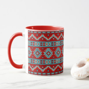 Mug Turquoise et Rouge des mesas du Sud-Ouest