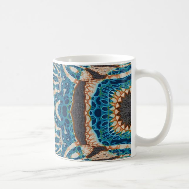 Mug Turquoise Gold Sun Southwestern Art (Droite)