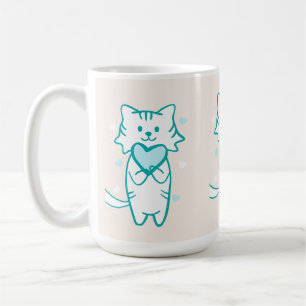 Mug Turquoise Kitty
