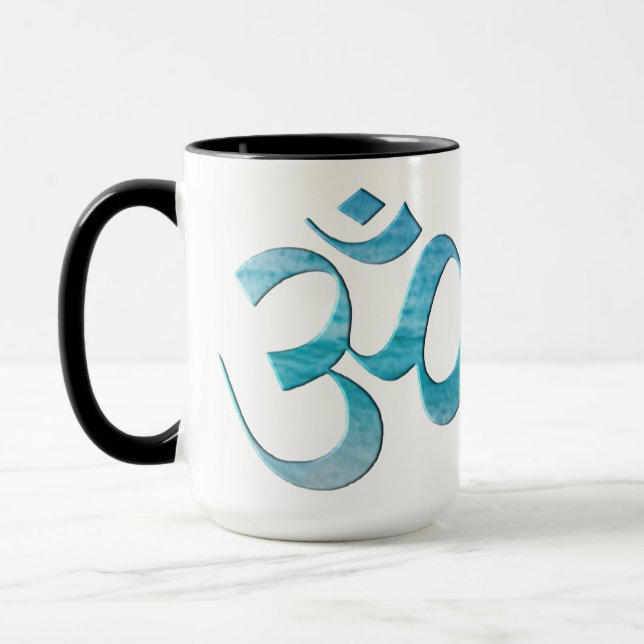 Mug Turquoise Om  (Gauche)