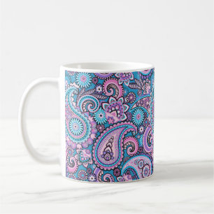Mug Turquoise Paisley