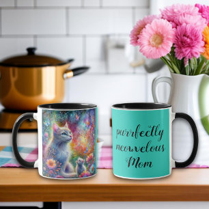 Mug Turquoise Parfaitement Merveilleuse Fête des Mères