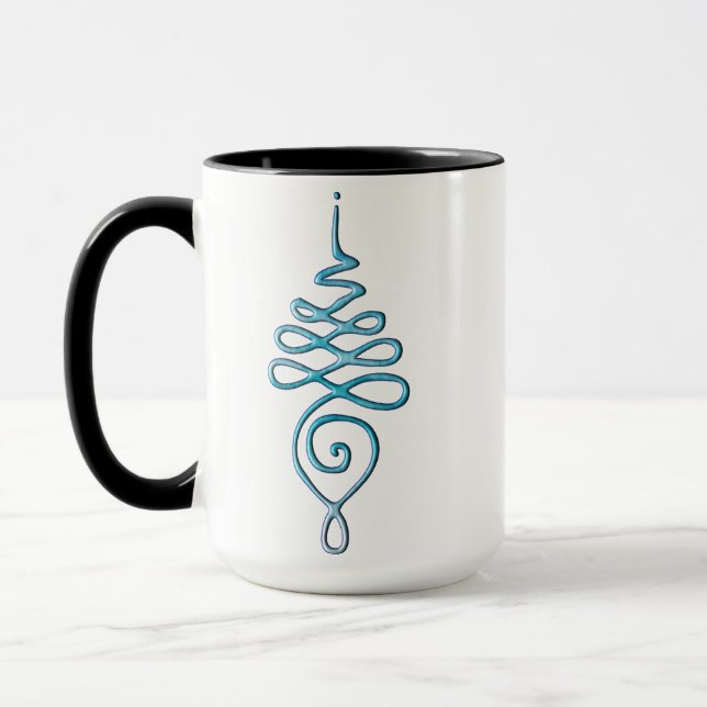 Mug Turquoise Unalome  (Gauche)