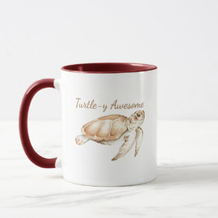 Mug Turtley Awesome Sea Turtle Ocean Sea Animal Art