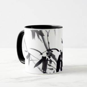 Mug Tuschekunst chinois en bambou