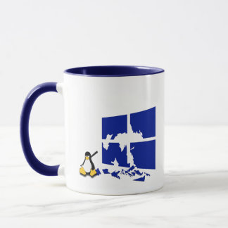 Mug Tux Linux Penguin devient médiéval