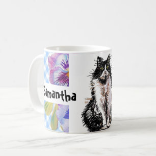 Mug Tuxedo Cat Love You Black and White Cats Magnet