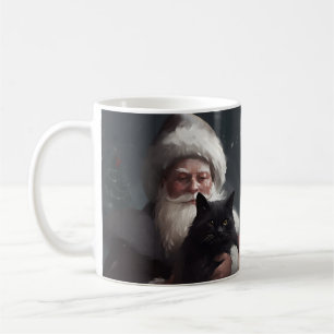 Mug Tuxedo Chat avec Noël Festif du Père Noël