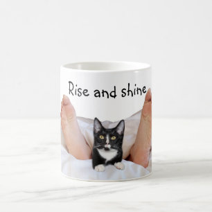 Mug Tuxedo kitty avec propriétaire