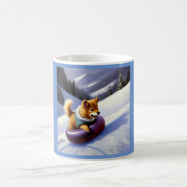 Mug Tuyaux à neige pour chien (Centre)