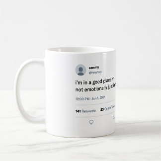 Mug Tweet amusant sur un dortoir en colimaçon, apparte