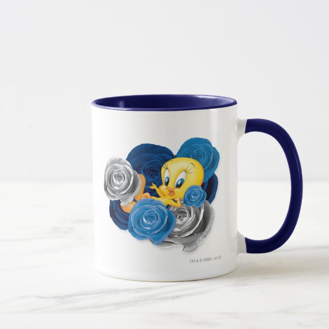 Mug TWEETY™ Avec Roses (Droite)