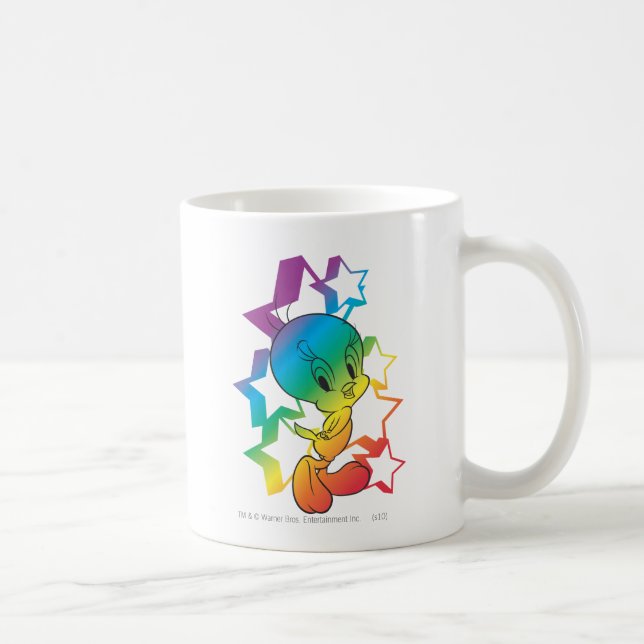 Mug TWEETY™ étoiles arc-en-ciel (Droite)
