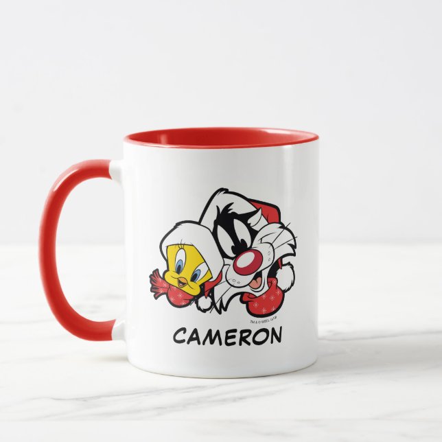 Mug TWEETY™ & SYLVESTER™ "Joyeux tout" (Gauche)