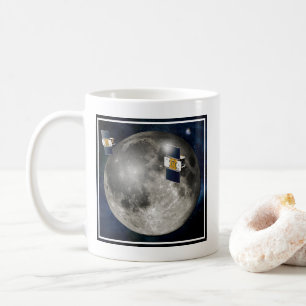 Mug Twin Grail Spacecraft Orbitant La Lune.